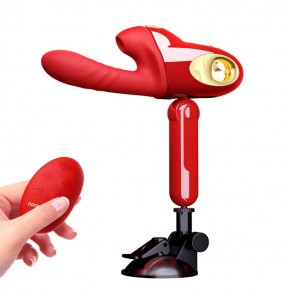 HK LETEN - Impact Thrusting Sucking Warming Massager (Wireless Remote - Chargeable)